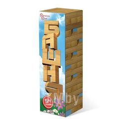 Настольная игра Нескучные Игры Башня 54 в картонной коробке (дерево) ДНИ11920