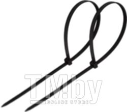 Хомут-стяжка кабельная нейлоновая 300 x3,6 мм, черная, упаковка 100 шт. REXANT