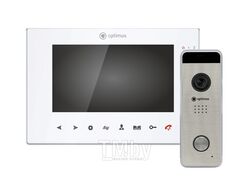 Видеодомофон Optimus DSH-1080 v.1 (серебристый)