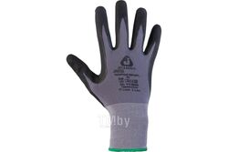 Защитные перчатки из полиэфирной пряжи c микронитриловым покр. (12пар), цвет серый, размер XXL JETA PRO JN031/XXL