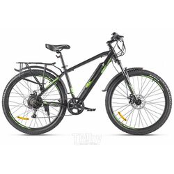 Электровелосипед Eltreco Ultra Trend 27.5 350W (черный/зеленый)