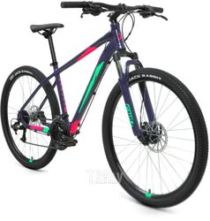 Велосипед Forward Apache 27.5 3.2 HD 2022 / RBK22FW27374 (19, фиолетовый/зеленый)