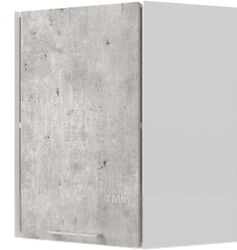 Шкаф навесной для кухни Горизонт Мебель Оптима 40 угловой (бетон лайт)
