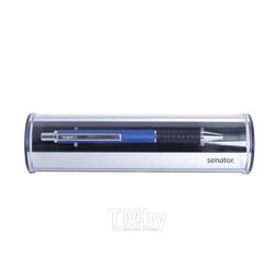 Ручка шарик/автомат "Star Tec Alu" 1,0 мм, метал., синий, в футляре, стерж. синий SENATOR 2511-BLU/ET154