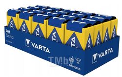 Батарейка 9V 6LR61 "Крона" Varta Industrial PRO 4022 Алкалайн упаковка 20 шт.