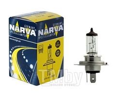 Лампа галогенная для грузовых автомобилей H4 24V Rallye P43t NARVA 48991