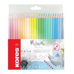 Цветные карандаши 24 шт. "Kolores Pastel" Kores 93321
