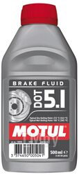 Жидкость тормозная MOTUL DOT 5.1 BRAKE FLUID (0.5L) FMVSS 116 DOT 5.1 для систем ABS SAE J 1703 100950