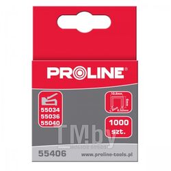 Скобы Proline М11, 6x10,6x1,2мм, 1000шт