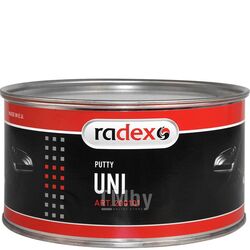 Шпатлевка UNI: универсальная шпатлевка, отвердитель в комплекте, 1,8 кг RADEX RAD200101