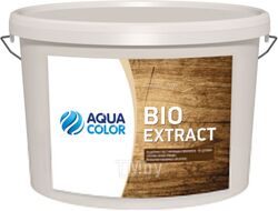 Защитно-декоративный состав AquaColor Bio Extract (5л, белый)