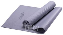Коврик для йоги и фитнеса STARFIT FM-101 PVC (173x61x0.5см, серый)