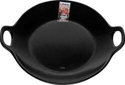 Тарелка-блюдо керамическая, 24х20.3х4.5 см, серия ASIAN, черная, PERFECTO LINEA