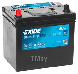 Аккумулятор Start-Stop EFB 60Ah 520A (L+) 230x173x222 mm EXIDE EL605