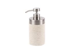 Дозатор для жидкого мыла полирезин "Stone" 9*9*17 см (арт. 22010511, код 220147)