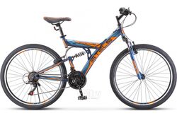 Велосипед STELS Focus 26 V V030 / LU083837 (18, темно-синий/оранжевый)