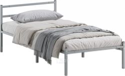 Односпальная кровать Домаклево Лофт 90x200 (серый)