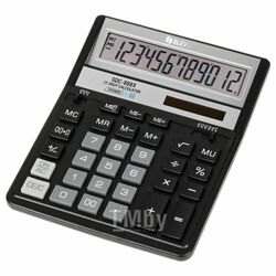 Калькулятор настольный 12р. SDC-888X-BK Eleven черный 203*158*31 мм