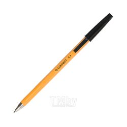 Ручка шариковая желтый-черный, 0,4 мм, Q-Connect KF34046