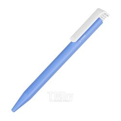 Ручка шарик/автомат "Super Hit Bio" 1,0 мм, пласт. биоразлаг., матов., голубой/белый, стерж. синий SENATOR 3300-279/WH/101574G