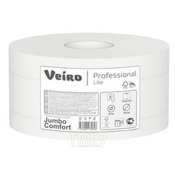 Бумага туалетная в средних рулонах 150м, 2 слоя Veiro Jumbo Comfort