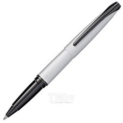 Ручка роллер "ATX Brushed Chrome" 0,7 мм, метал., подарочн. упак., серебристый/черный, стерж. черный Cross 885-43