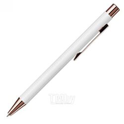 Ручка шарик/автомат "Straight Ro Go" 1,0 мм, метал., белый/золотистый, стерж. синий UMA 0-9450 RO-GO 58-0001