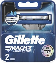 Набор сменных кассет Gillette Mach3 Turbo (2шт)