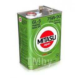 Трансмиссионное масло MITASU 75W90 4L GEAR OIL GL-5 MJ4104