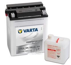 Аккумуляторная батарея VARTA евро 14Ah 190A 135/90/167 YB14L-A2 moto 514011014