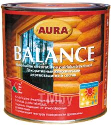 Защитно-декоративный состав Aura Wood Balance (700мл, махагон)