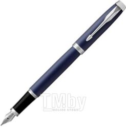 Ручка перьевая имиджевая Parker IM Metal Matte Blue CT 1931647