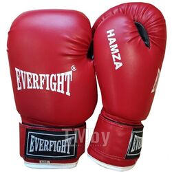 Перчатки боксерские EVERFIGHT HAMZA EBG-538 (10oz, красный)