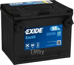 Аккумулятор Excell 55Ah 620A (L +) 230x180x186 mm EXIDE EB558