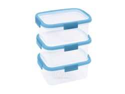 Набор контейнеров пластмассовых Fresh 3 шт. 1,2 л (арт. 233424, код 997007)