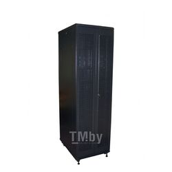 Шкаф TWT 19" серии Business, 42U 800x1000, черный, вентилируемая входная дверь, двухсекционная вентилируемая задняя дверь