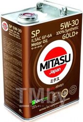 Масло моторное GOLD Plus SP API SP ILSAC GF-6A dexos1 Gen 2 100% Synthetic MITASU 5W30 4L