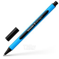Ручка шариковая "Slider Edge F" пласт., голубой/черный, стерж. черный Schneider 152001