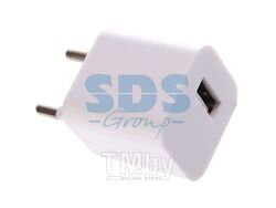 Устройство зарядное сетевое <Квадрат> USB (СЗУ) (1000 mA) белое REXANT