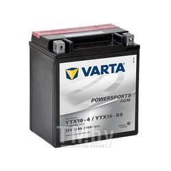 Аккумуляторная батарея VARTA рус 14Ah 210A 150/87/161 YTX16-BS moto 514902022