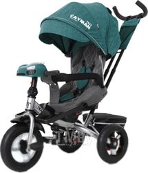 Детский велосипед с ручкой Baby Tilly Cayman T-381 (темно-зеленый)