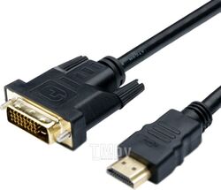 Адаптер ATcom AT3808 HDMI - DVI (1.8м, черный)
