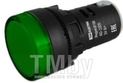 Лампа AD-22DS(LED)матрица d22мм зеленый 24В AC/DC TDM SQ0702-0007