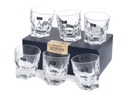 Набор стаканов для виски стеклянных "ACAPULCO" 6 шт. 320 мл Crystalite Bohemia
