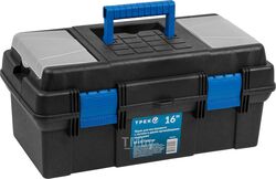 Ящик для инструмента пластмасс. 41х21х18.5 см (16") с лотком и органайз.20220 ТРЕК