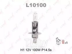 Лампа галогенная H1 12V 100W P14.5S LYNXauto L10100
