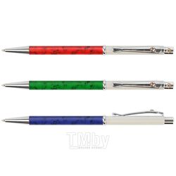 Ручка подар. син. корпус метал. цветной со стразами Darvish DV-501A