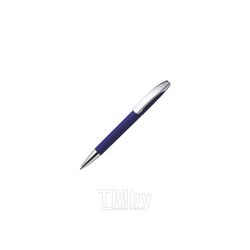 Ручка шарик/автомат "View GOM C CR" 1,0 мм, пласт./метал., софт., т.-фиолетовый/серебристый, стерж. синий Maxema V1-GOM C CR-25