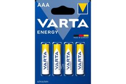 Батарейка AAA LR03 Varta ENERGY 4103 Алкалайн блистер 4 шт.