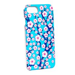 Чехол-клипкейс для iPhone 6S/7/8 "Cerisier" пласт., голубой/белый Pylones 33788 CER/ICOV7/8#CEP